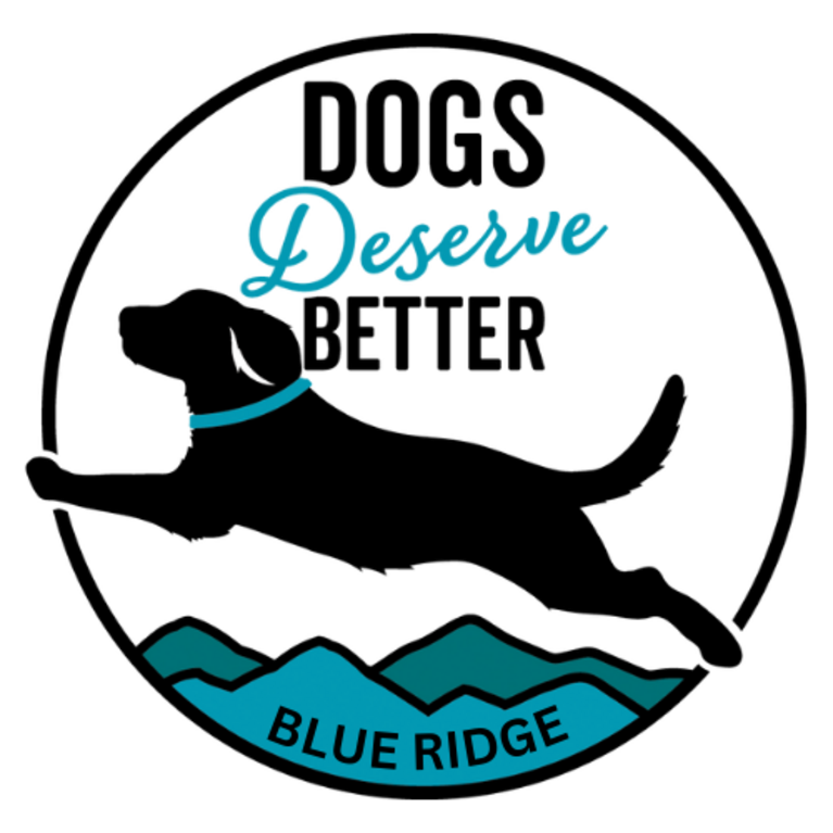 Dogs Deserve Better Blue Ridge logo